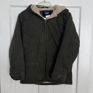 Walls Youth Hooded Jacket - Dark Green